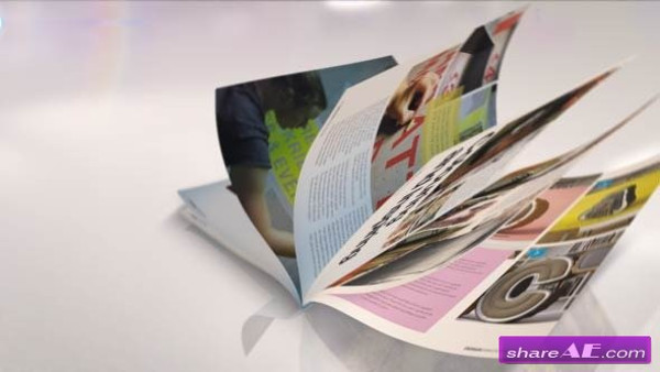 after effects template 3d magazine bundle free download