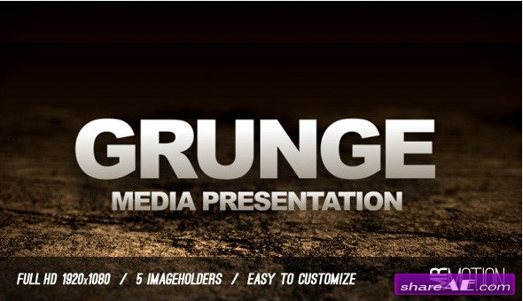 film grunge after effects template download