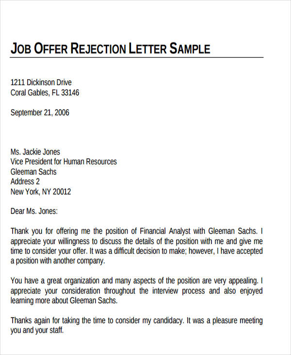 Formal Offer Letter Template 11+ Free Word, PDF Format Download!