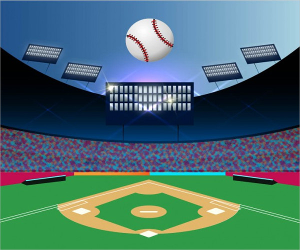 baseball field logo
