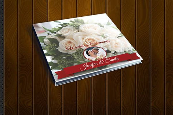 wedding album cover background design