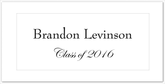 10 Name Cards For Graduation Announcements Template Template Guru