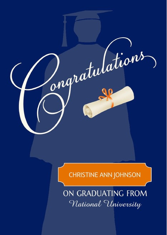 8+ Graduation Name Cards PSD, Vector EPS, PNG