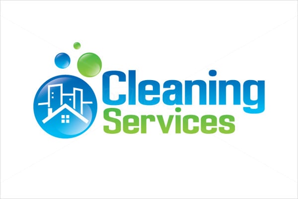 cleaning service business logo