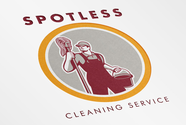 cleaning service logo vector