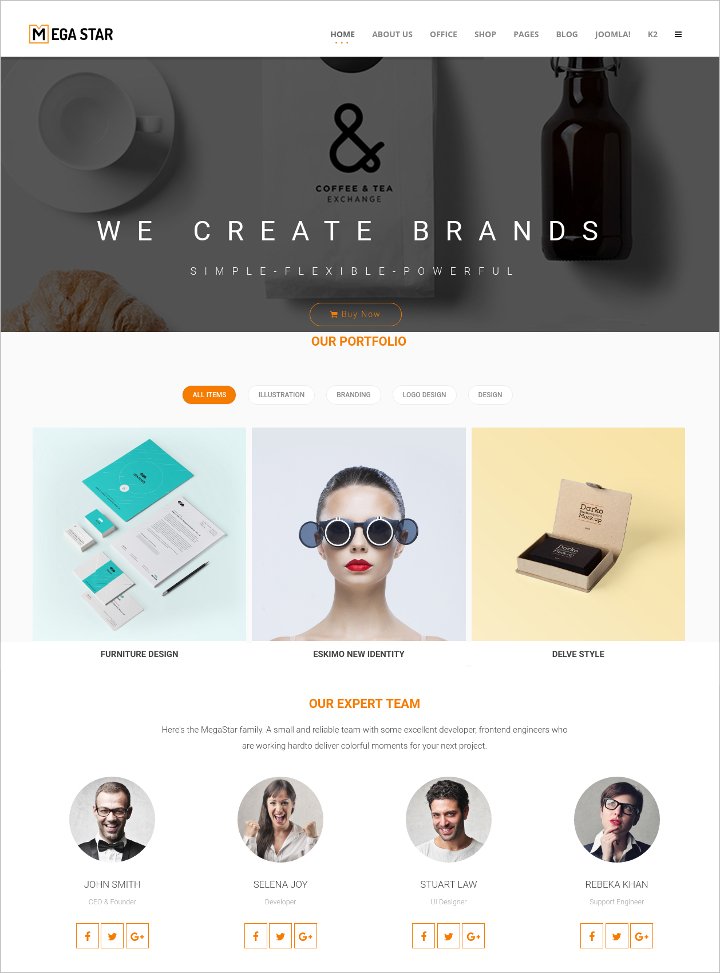 fully responsive joomla template1