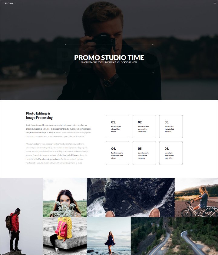 perfect photography joomla template1