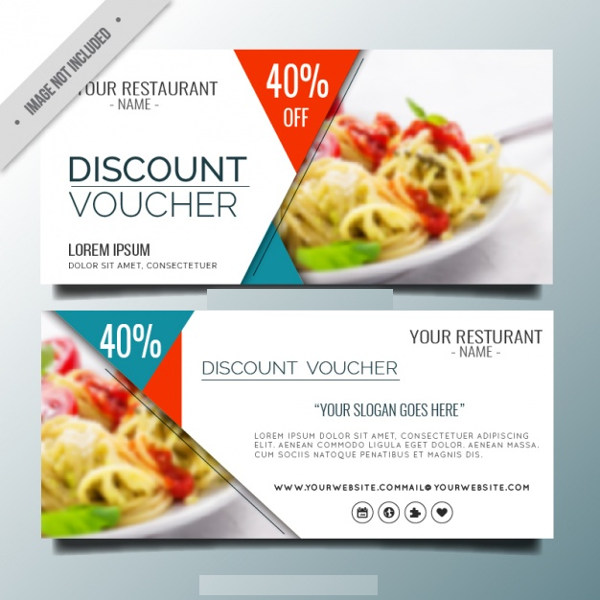 restaurant discount voucher template