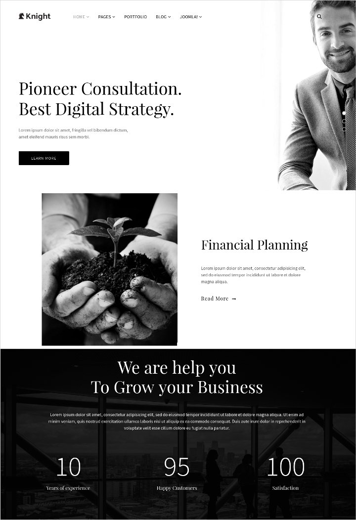 joomla template for company and agency sites1