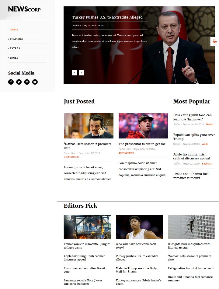 joomla template for news magazine1