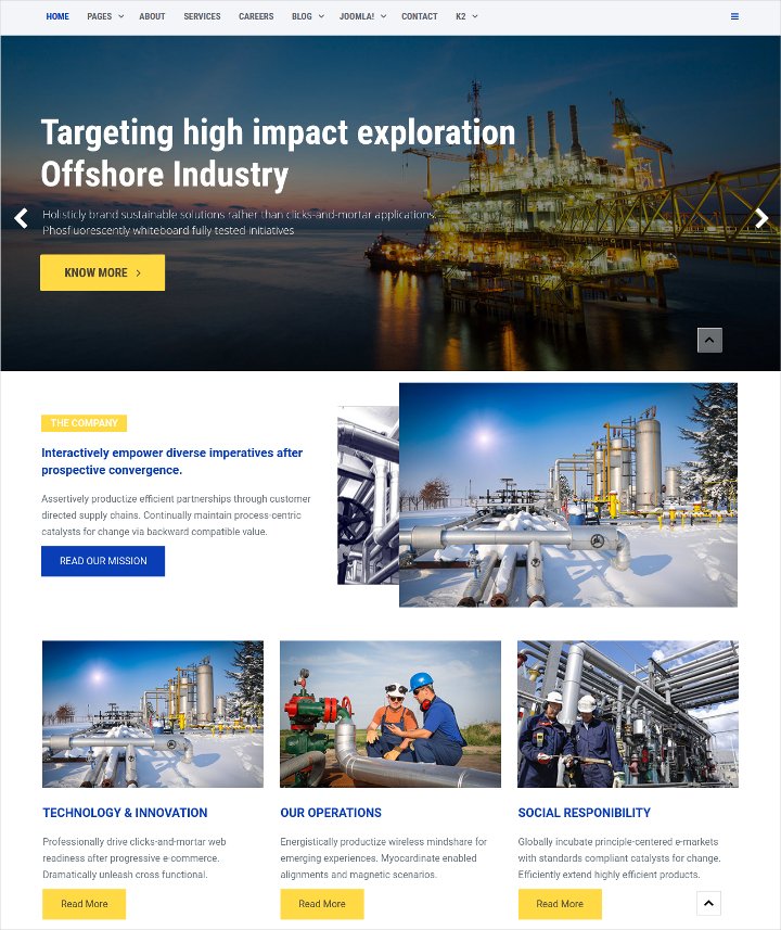 offshore industrial joomla template11