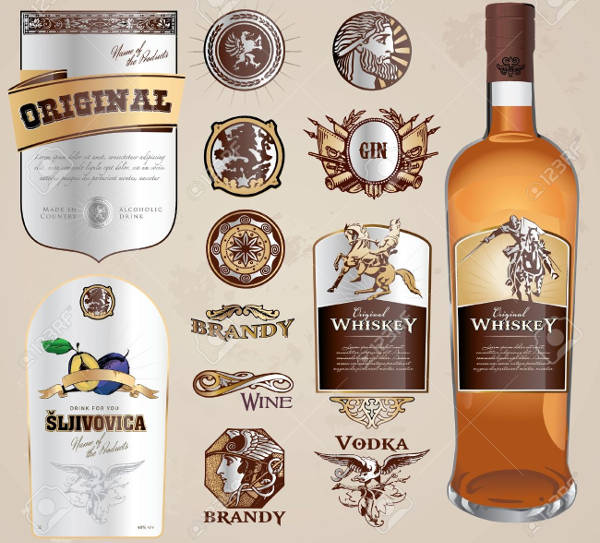 liquor bottle labels template klauuuudia