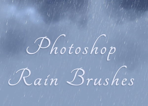 download brush photoshop cs6 rain