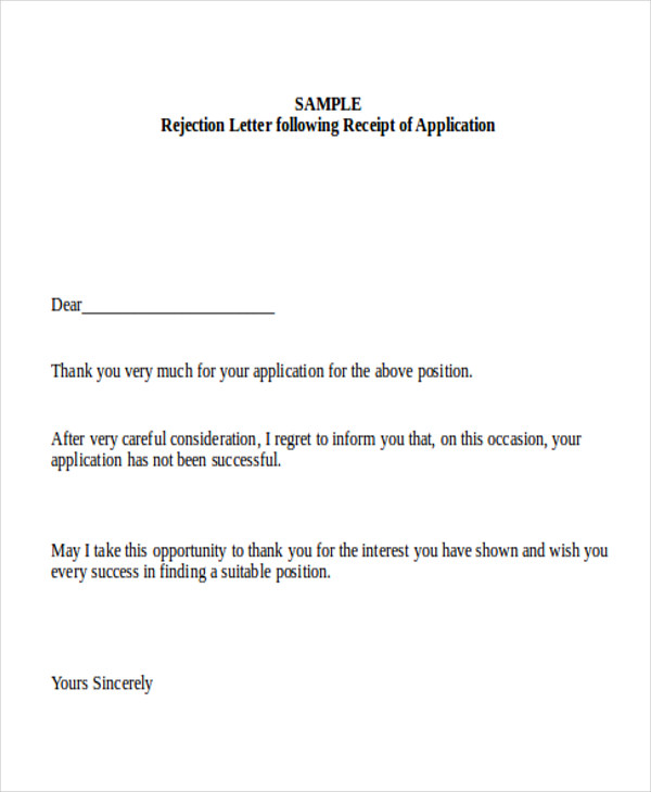 letter rejection agreement Format Templates Free Letter  Offer  Contract  PDF 9 Word,