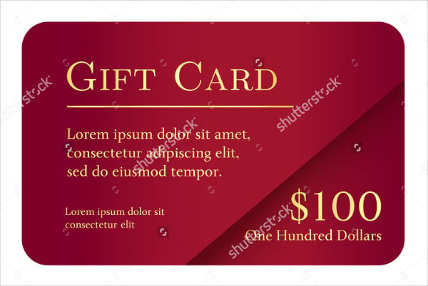 vintage hotel gift card template