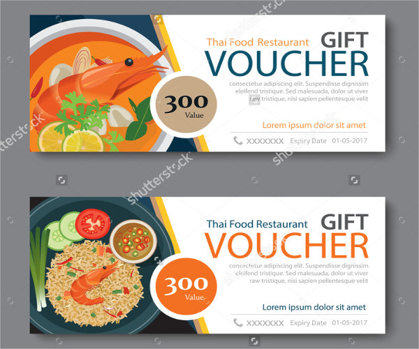 food gift voucher template