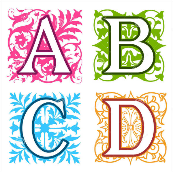8 Decorative Alphabet Letters Free Premium Templates Free