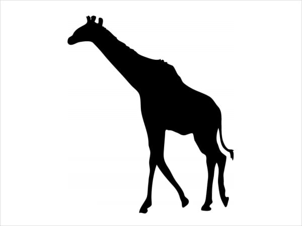 printable giraffe animal template