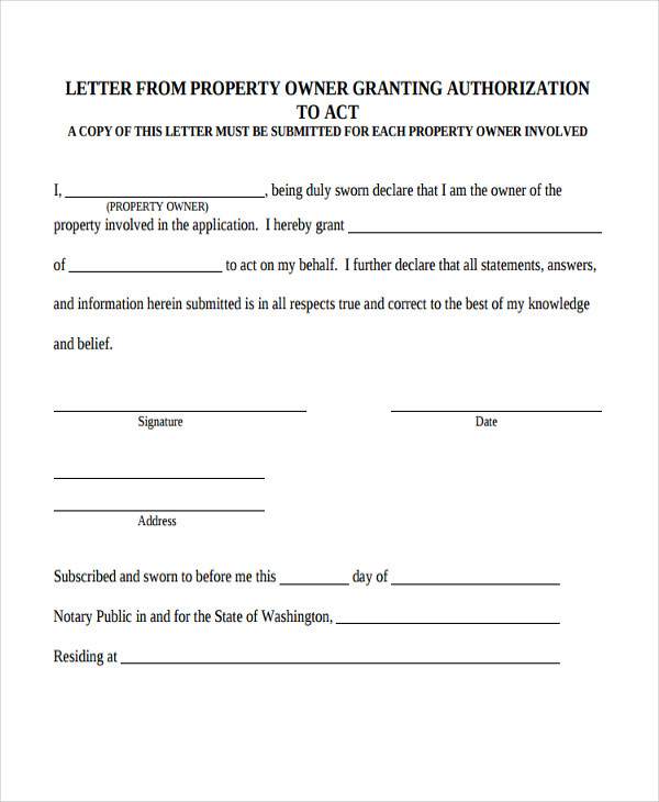 15 Property Transfer Letter Templates PDF DOC