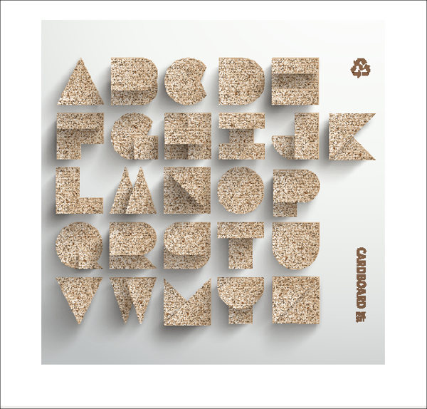 8+ Cardboard Alphabet Letters Free PSD, EPS, Format Download