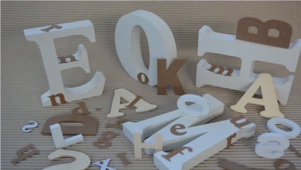 LARGE 3D CARDBOARD LETTERS  Cardboard letters, Diy letters cardboard,  Paper crafts