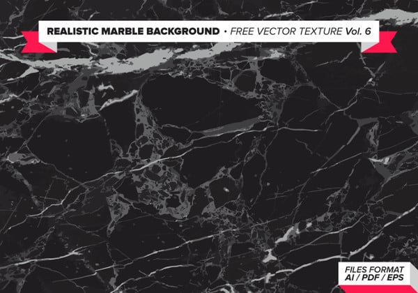 cracked black marble texture