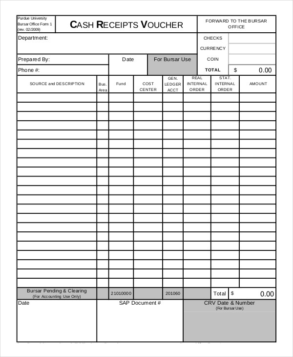 cash receipt voucher template