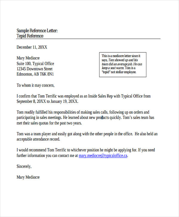 11+ HR Reference Letter Templates - Free Word, PDF Format Download!
