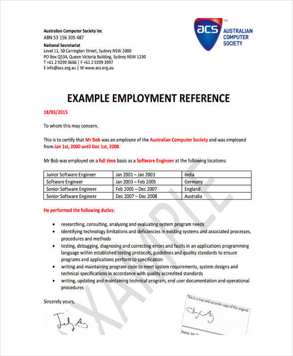 11+ HR Reference Letter Templates Free Word, PDF Format Download!