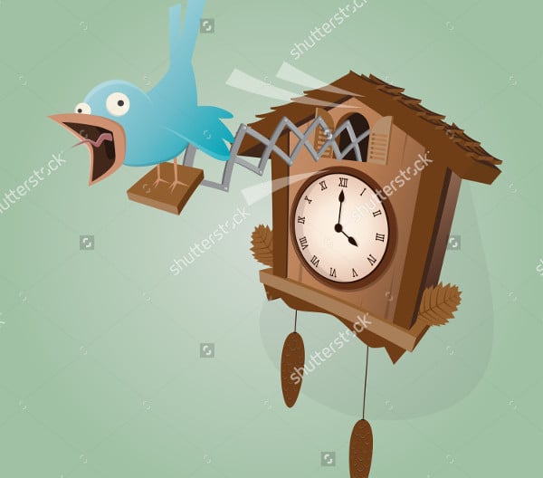 cuckoo bird illustration
