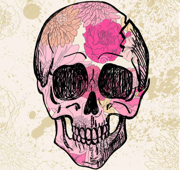 sugar skull illustration