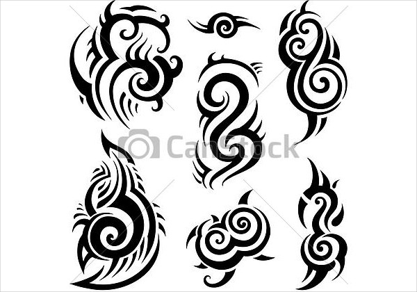 tribal tattoo illustration