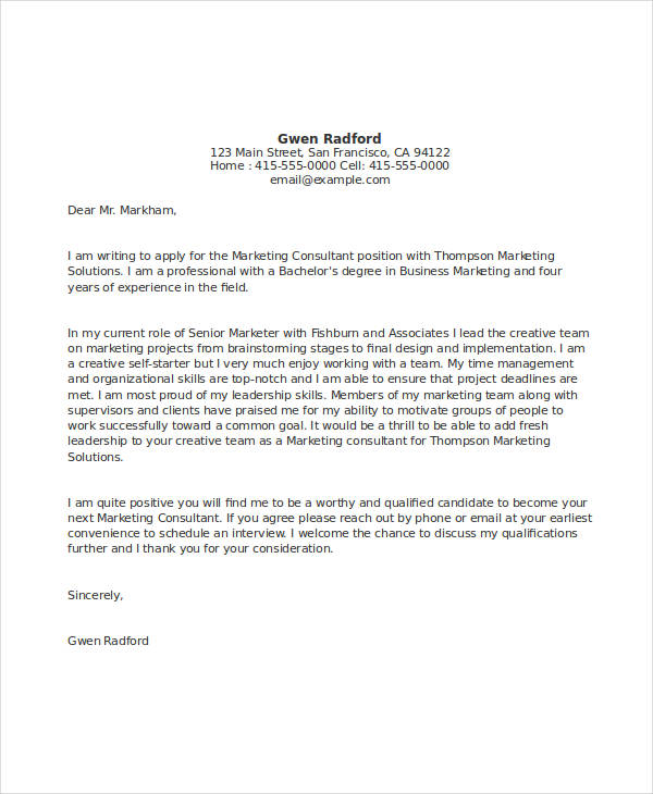 10  Consultant Offer Letter Templates PDF DOC