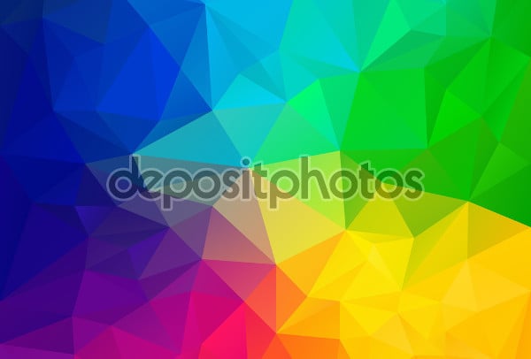 rainbow triangular pattern