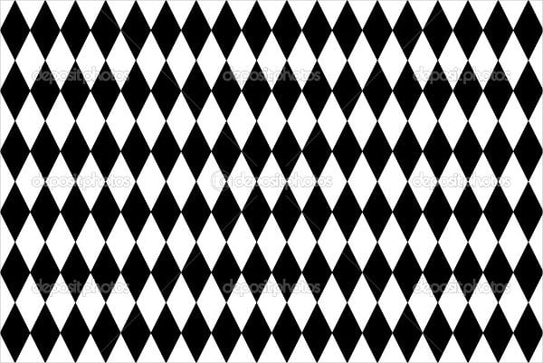 black and white diamond pattern
