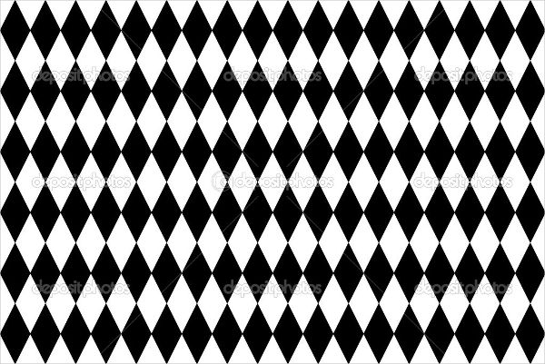 black and white diamond pattern