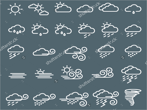 stroke weather icon
