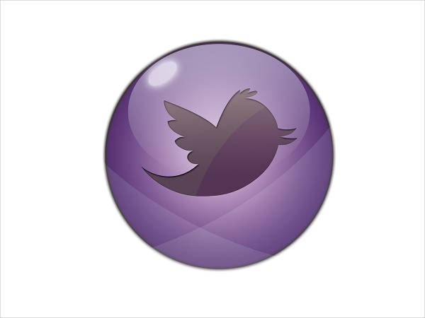 twitter round icon