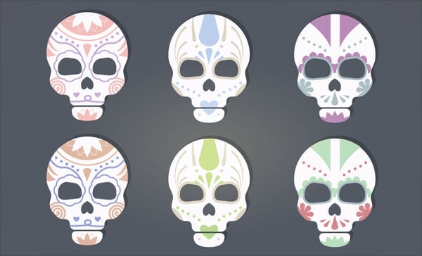 free photoshop skull patterns