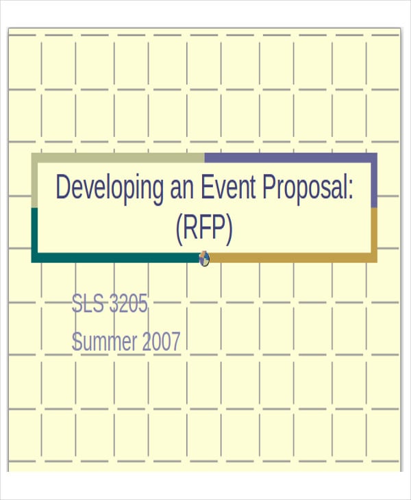 event proposal presentation template