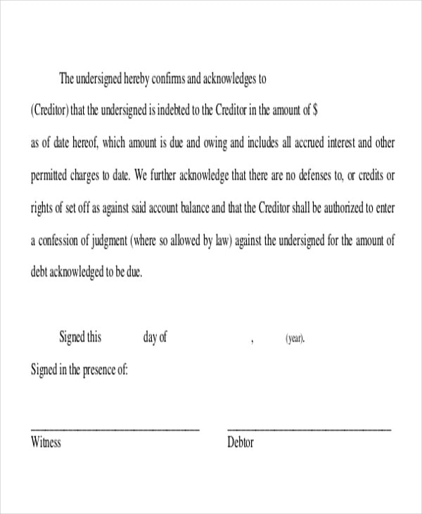 bank payment acknowledgement letter template