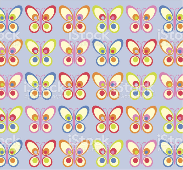 funky butterfly pattern