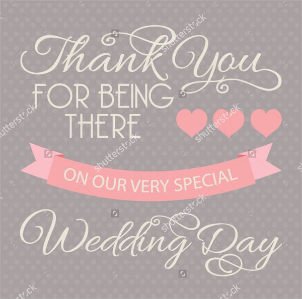 wedding thank you bookmark template