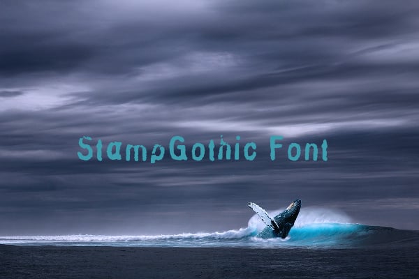 stamp gothic font1