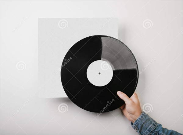 vinyl music album template