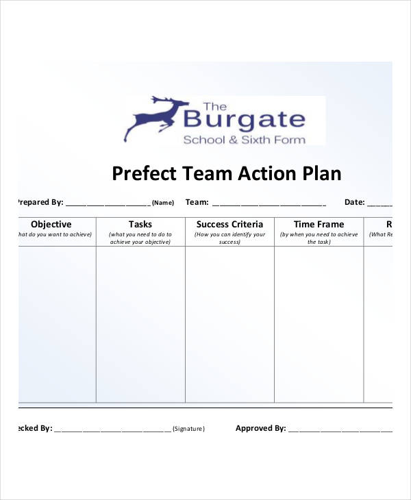 Team Action Plan Template 11  Free PDF Format Download Team Action Plan Template 11  Free PDF Format Download