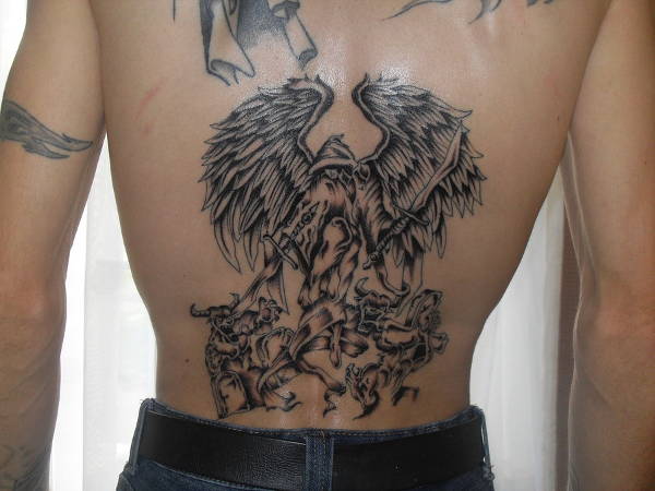 angel tattoo for men