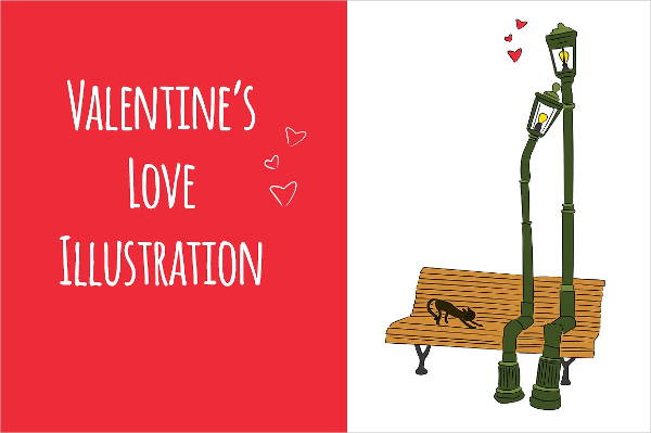 valentines love illustration