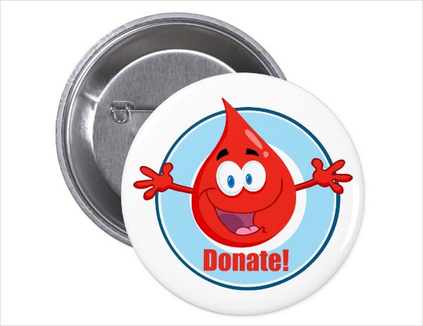 blood donation button