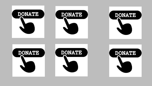 online donation button